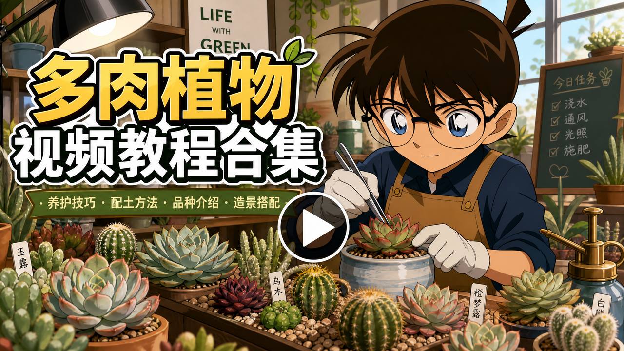 猎奇多肉植物视频教程合集